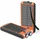 Bigben Connected Bigben 10000 mAh USB 2A C (10000 mAh, 37 Wh), Powerbank, Schwarz, Orange