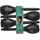 OEM Solarleuchte Kunststoff Ø 7,5 cm Höhe 27 cm 4er Set schwarz