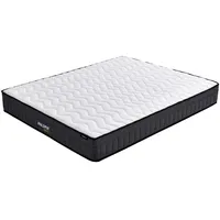 Yatas Taschenfederkernmatratze Spinal Support X-Sas Bamboo, Weiß, Dunkelgrau, Textil, H2, Füllung: Hohlfaser, rechteckig, 180x200 cm, Oeko-Tex® Standard 100, Made in Turkey, Ober- und Unterseite versteppt, für Hausstauballergiker geeignet, optimale Belüftung, atmungsaktiv, Sitzkantenverstärkung, schadstoffgeprüft, alternative Größen erhältlich, Partnermatratze, orthopädische Matratze, Schlafzimmer, Matratzen Shop, Matratzen, Taschenfederkernmatratzen