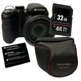 Kodak PixPro AZ426 schwarz Digitalkamera Set - Schwarz
