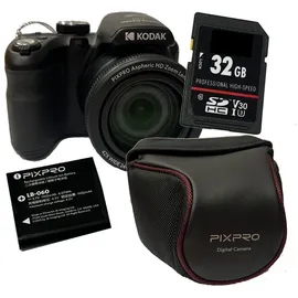 Kodak PixPro AZ426 schwarz Digitalkamera Set - Schwarz