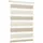 Sekey Doppelrollo Klemmfix 40 x 130 cm Beige/Braun