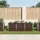 vidaXL Garten-Hochbeet verzinkter Stahl rechteckig 240 x 40 x 77 cm Braun  