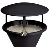 Proregal Dach für klassischen Standascher HxBxT 23x44x44cm | Stahlblech Anthrazit