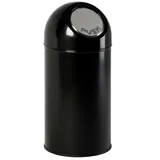 Proregal Klassischer Abfallbehälter 40 l Schwarz