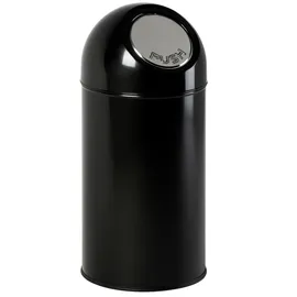 Proregal Klassischer Abfallbehälter 40 l Schwarz