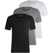 Boss Classic Kurzarm-T-Shirt 3 Einheiten White / Grey / Black M