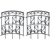 Hti-Living Rankgitter Nessa 2er-Set  Schwarz