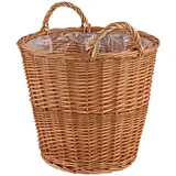 DEMA Weiden Pflanzkorb 45 cm mit Folie