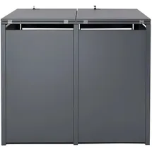 MCW Mülltonnenverkleidung J81 117 x 142 x 98 cm braun