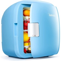 JUNG ASTROaL Mini Kühlschrank blau 9 L, Minikühlschrank leise, Kühlschrank klein mit Kühl- und Heizfunktion, 2 Anschlüsse (Zigarettenanzünder...