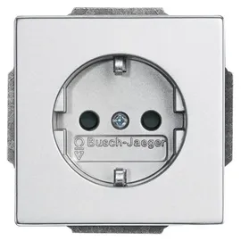 Busch-Jaeger Steckdoseneinsatz 20 EUC-83 Alusilber 1 St.