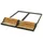 letti moderni Matratzenrahmen EkoFlex 160x200 – 22 Buche-Latten, 3 Zonen, Metallrahmen