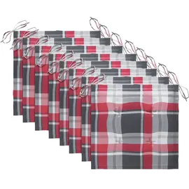 vidaXL Gartenstuhl 59 x 57 x 53 cm grau 8 St.