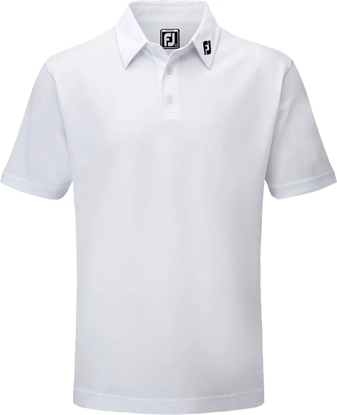 FootJoy Polo Junior Stretch Pique Solid, weiss