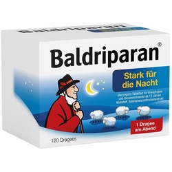 Baldriparan Stark für die Nacht überzogene Tab. 120 St