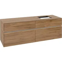 Villeroy & Boch Waschbeckenunterschrank 160 x 54,8 x 50 cm Kansas Oak
