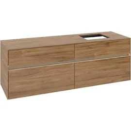 Villeroy & Boch Waschbeckenunterschrank 160 x 54,8 x 50 cm Kansas Oak