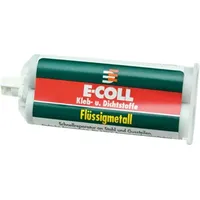 E-COLL 2K-Flüssig-Metall Klebstoff 50 ml Kartusche