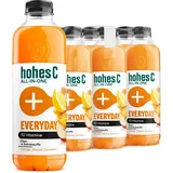 hohes C ALL-IN-ONE Everyday (6x 850ml), Mehrfruchtsaft aus Fruchtsaftkonzentraten (Orange, Zitrone, Sanddorn), 100% Saft, 10 Vitamine, ohne Zuckerzusatz & Süßungsmittel, ohne künstliche Aromen, vegan