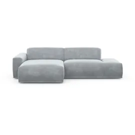 TRENDMANUFAKTUR Ecksofa TRENDMANUFAKTUR "Braga, mit hochwertigem Kaltschaum, L-Form, in Cord erhältlich", grau, B:275cm H:72cm T:160cm, 88% Polyester, 12% Polyacryl, Sofas, Ecksofa, modernes Sofa, Couch mit hohem Sitzkomfort, 275/72/160 cm (B/H/T)
