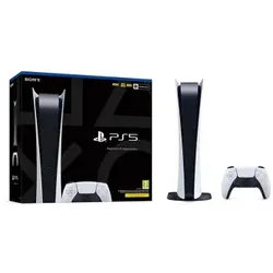 Sony PS5 Play Playstation 5 Gaming Digital Edition Konsole Weiß