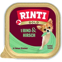 Rinti Gold Mini Hirsch & Rind 16 x 100 g
