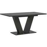 inn.furn Esstisch grau 150 - 190 cm, bis 8 Personen - Grau