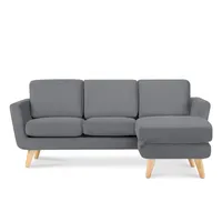Konsimo Ecksofa Tagio ¦ grau ¦ Maße (cm): B: