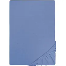 Castell Spannbettlaken Jersey 90 x 190- 100 x 200 cm ozeanblau