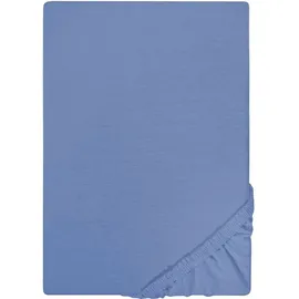 Castell Spannbettlaken Jersey 90 x 190- 100 x 200 cm ozeanblau