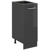 Vicco Apothekerschrank R-Line, Anthrazit Hochglanz/Anthrazit, 30 cm ohne Arbeitsplatte