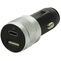 PRO PLUS USB-Ladegerät Typ A+C, 2-fach, 12/24V