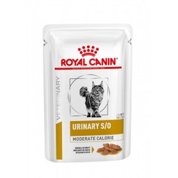Royal Canin Veterinary Urinary S/O Moderate Calorie Katzen-Nassfutter 2 Kartons (24 x 85 g)