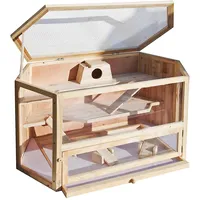 Wiltec Nagerkäfig XXL 3 Etagen 115 x 60 x 58 cm braun