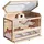 Wiltec Nagerkäfig XXL 3 Etagen 115 x 60 x 58 cm braun