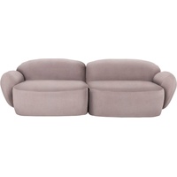 furninova 2,5-Sitzer Bubble, komfortabel durch Memoryschaum, im skandinavischen Design rosa