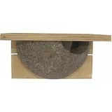 Vivara CJ Wildlife Nistkasten Holzbeton Einzelnest Grau 20 cm x 16 cm x 11 cm