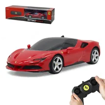 Jamara RC-Auto Ferrari SF90 Stradale 1:24 rot 2,4GHz RTR (403124)