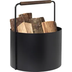 Ashi Holzbehälter mit braunem Griff