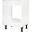 Nobilia Herdumbauschrank Flash 60 x 58,3 x 87 cm Weiß Hochglanz