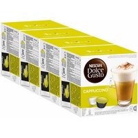 Nescafé DOLCE GUSTO Cappuccino, Kaffee, KaffeKAPSEL, 4er Pack, 4 x 16 KAPSELN