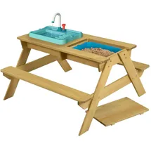 TP Toys Holz Spieltisch & Matschtisch Murmeltier inkl. Waschbecken aus