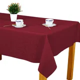 invitta Tischdecke Bordeaux 150x150 cm, Fleckabweisend mit Lotuseffekt Modern Doppelseitig Eleganter Marmor 100% Polyester, U4 Marmor 354