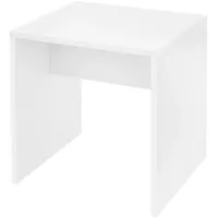 ML-Design Hocker Holz 40 x 36 x 41 cm Weiß