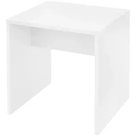 ML-Design Hocker Holz 40 x 36 x 41 cm Weiß