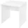 ML-Design Hocker Holz 40 x 36 x 41 cm Weiß