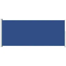 vidaXL Seitenmarkise 180 x 500 cm Blau Polyester