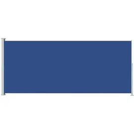vidaXL Seitenmarkise 180 x 500 cm Blau Polyester