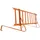 DAPRONA Schneefanggitter Set 120 cm Ziegelrot
